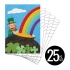 Peel 'N Stick Sand Art Board #25 - The Rainbow and the Leprechaun Multi Set *SHIPPING INCLUDED via USPS within USA*